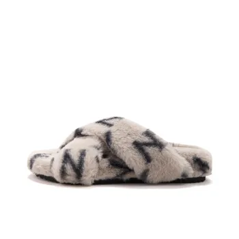 BOREE Slip Resistant Slide Slippers Women's Light Khaki