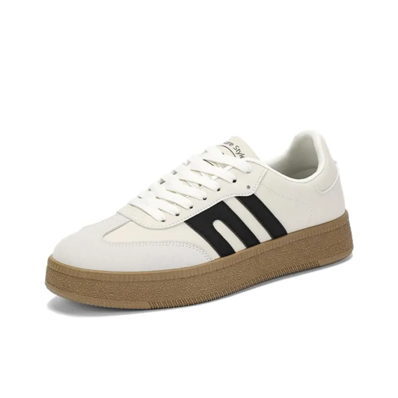 FIRS Low Top Skateboard Shoes Men's White Black-1