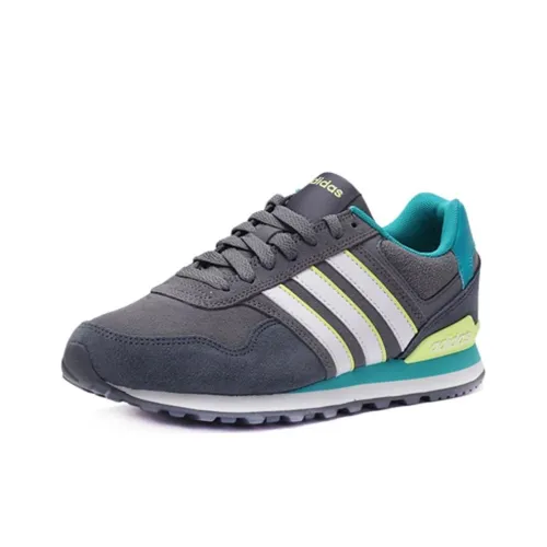 adidas simons Neo 10K Anti-Slip Wear-Resistant Low-Top Casual Running Shoes Women's Gray