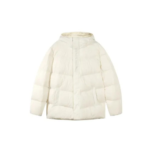 Skechers Down Jacket Unisex Marshmallow White