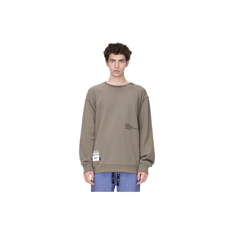 WTAPS Embroidered logo Crewneck Sweatshirt-1