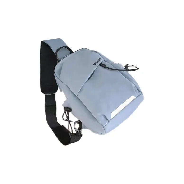 Techson Nylon Sling Bag Regular Unisex Black Green Blue Ecru-12