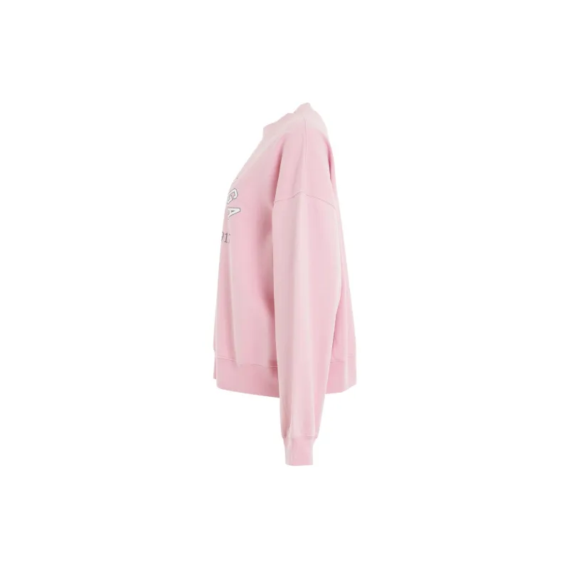 Balenciaga Regular Crewneck Sweater 'Faded Pink'-2