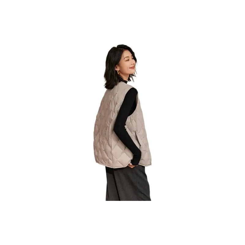 Mo Han Yi Mei Puffer Jacket Women's Milk Tea-1