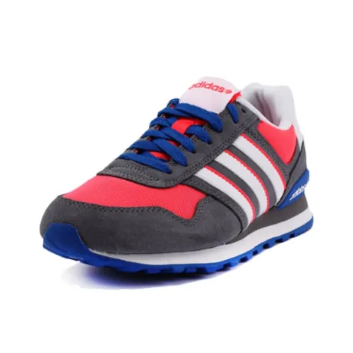 adidas simons Neo 10K Anti-Slip Wear-Resistant Low-Top Running Shoes Women's Gray White