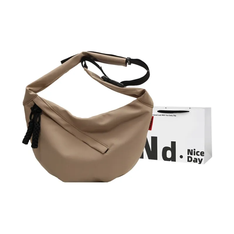 SWIMADE Fabric Crossbody Bag Regular Unisex White/Black/Red/Khaki-7