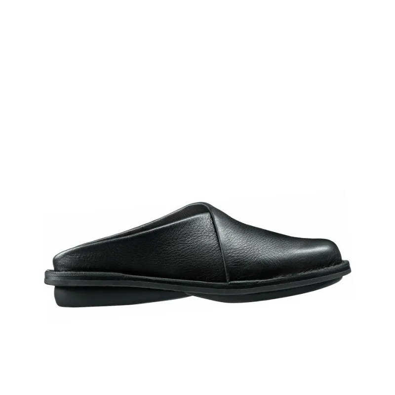 Trippen Wrap-toe Slippers Women's Black-1