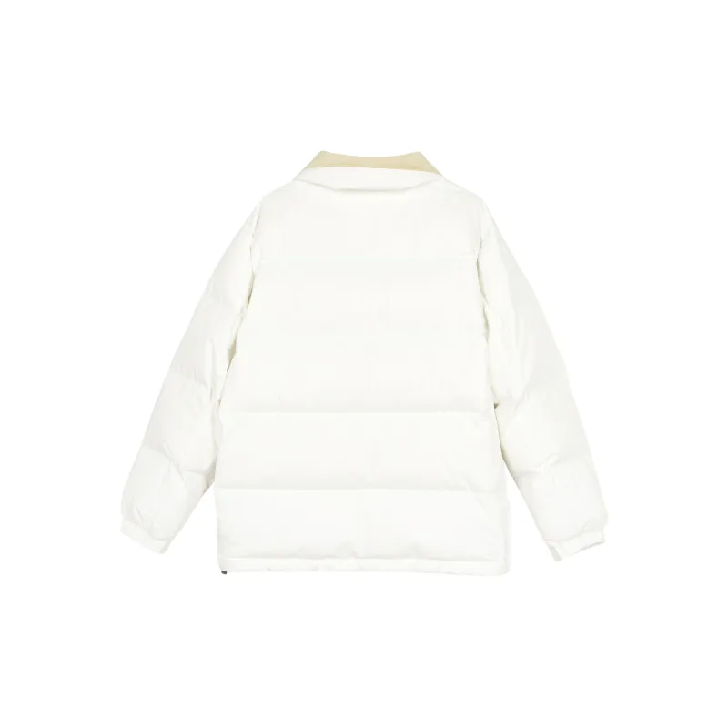 Skechers Colorful Down Jacket Unisex Marshmallow White-1