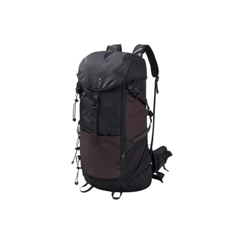 MERRELL Fabric Outdoor Hiking Bag Backpacks Medium Size Unisex Black Gray-1