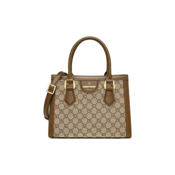 GOLDLION Fabric Shoulder Bag, Crossbody Bag, Handbag Trumpets Women's Coffee