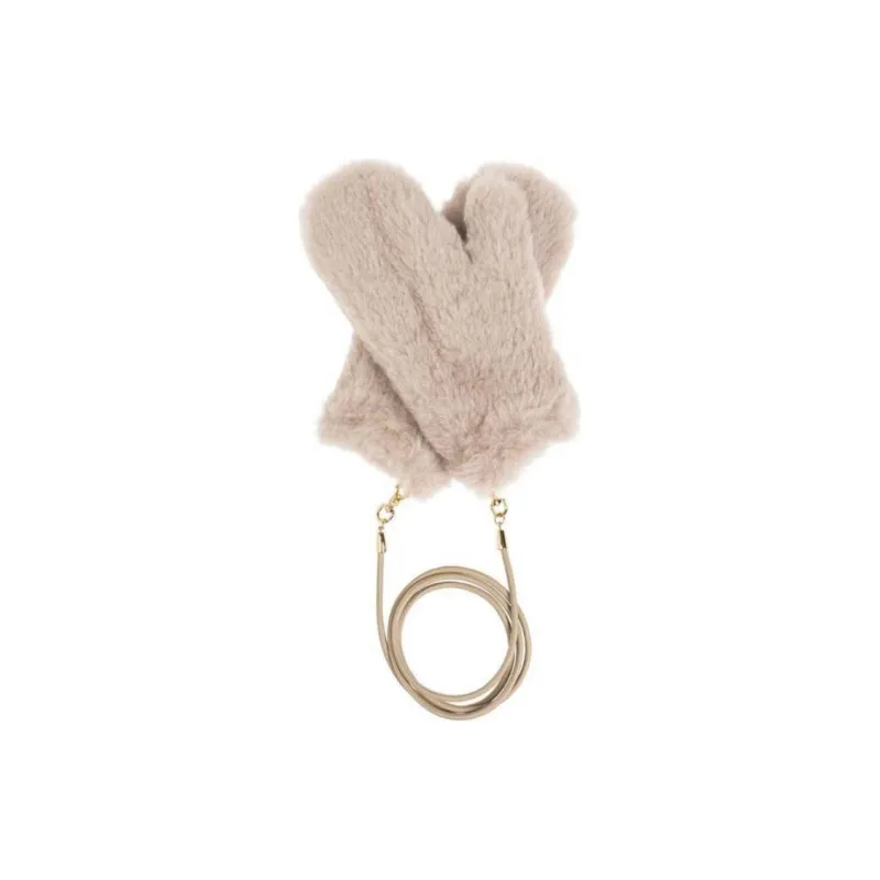 MaxMara Ombrato Teddy Mittens-1