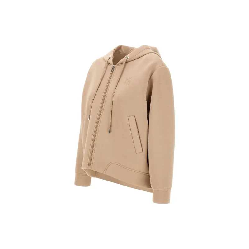 WEEKEND MaxMara Zip Up Drawstring Hoodie-2