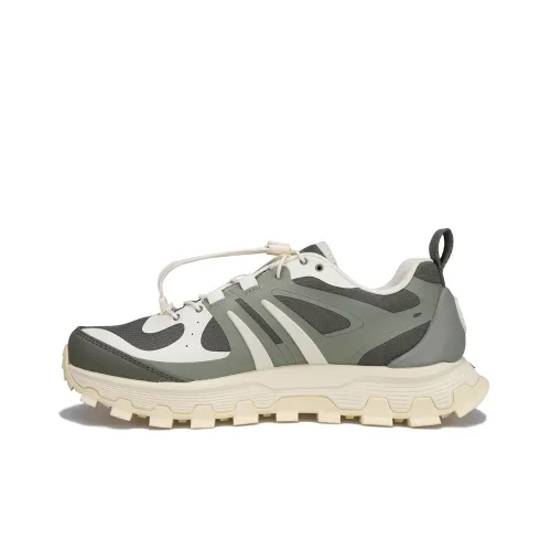 Palladium Wear-Resistant Slip-Resistant Low-Top Casual Shoes Women's Gray Green