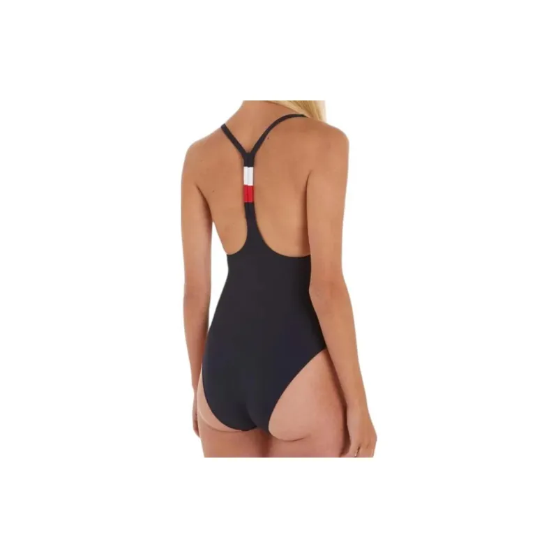 Tommy Hilfiger Racerback Mayo One piece Swimsuit Women's Marine Blue-2