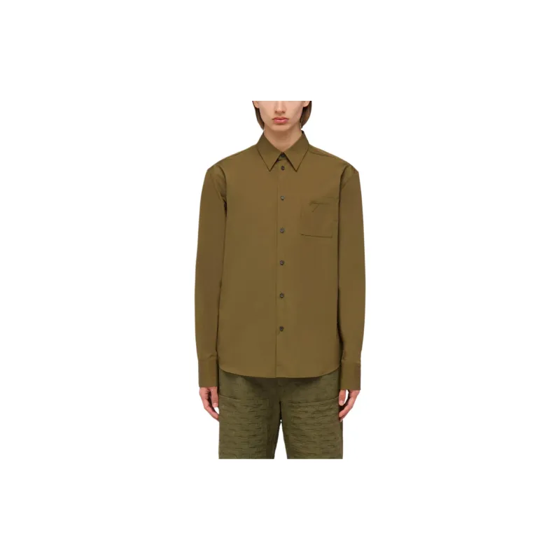 Ferragamo Long Sleeved Buttoned Shirt-1