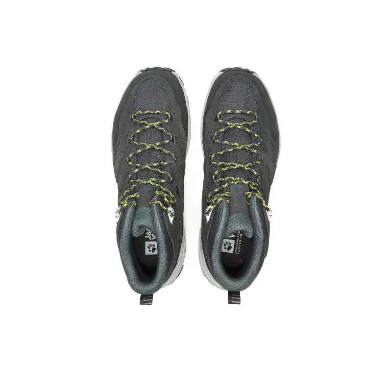 Jack Wolfskin Wear-Resistant Mid-Top Trekking Shoes Men's-3