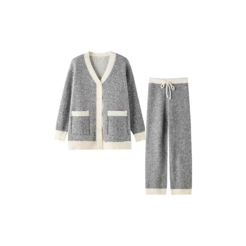 MEITENG Pajama Set Autumn And Winter Season Women's Image Color-0