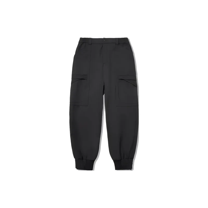 LiNing Li Ning X Jackie Chan Co branded Kung Fu Series Knitted Sports Pants Men's Black-1