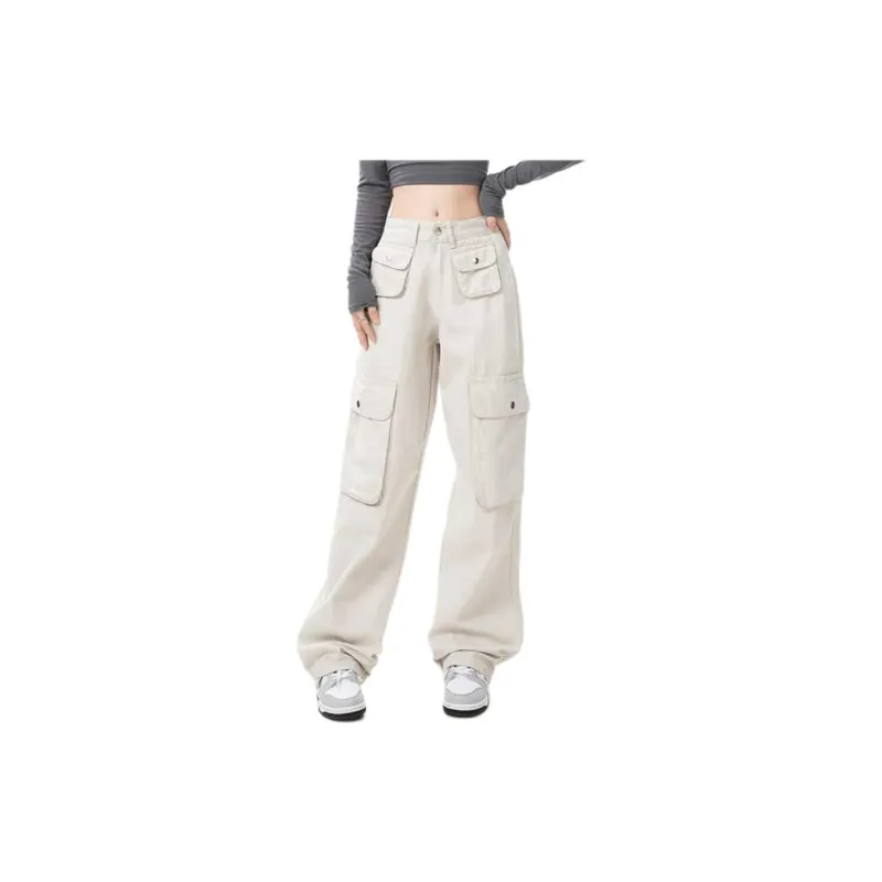 Concubine Zhu Jeans Women's White-2