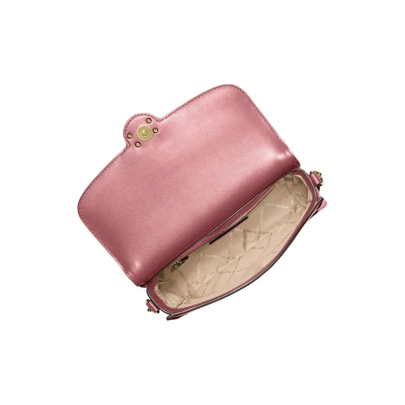 MICHAEL KORS Coated Canvas Crossbody Bag Shoulder Bag Medium Size Women's Rose-1