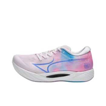 HEALTH Cushioning, Slip Resistant, And Abrasion Resistant Low Top Carbon Plate Running Shoes Unisex Pink Blue