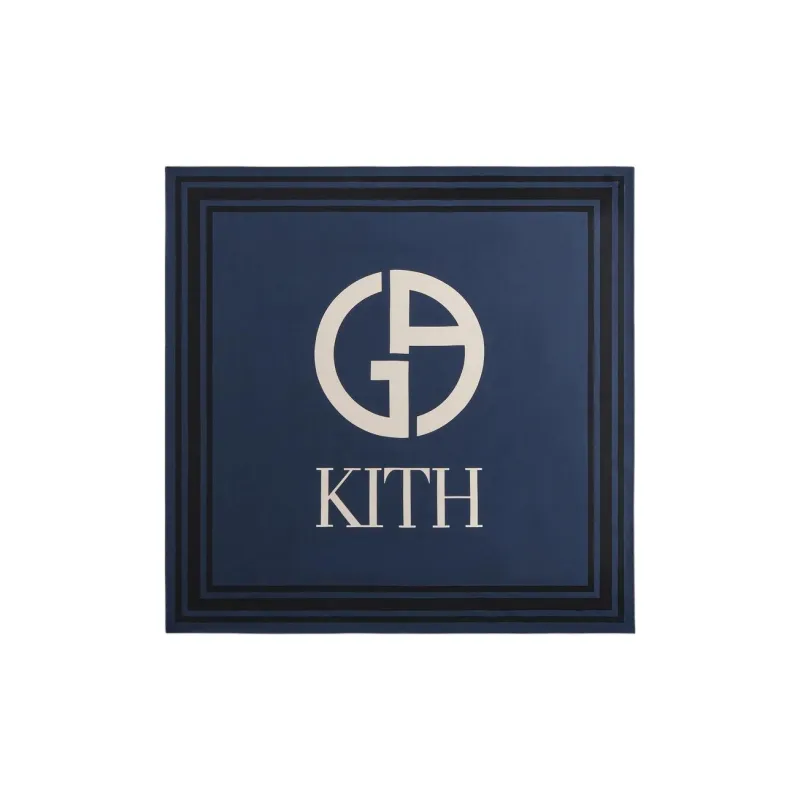 KITH X Giorgio Armani Logo Bandana-1