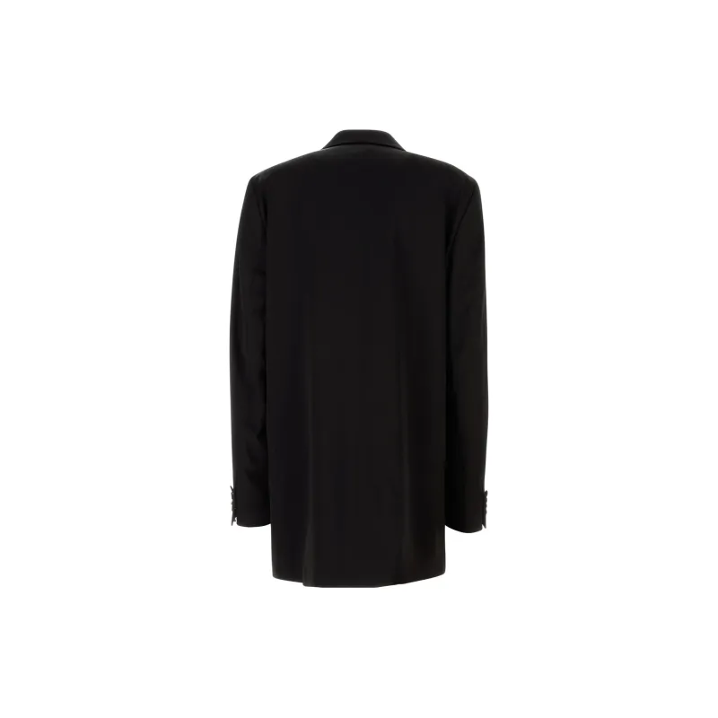 DRIES VAN NOTEN Double Breasted Mid Length Jacket-1