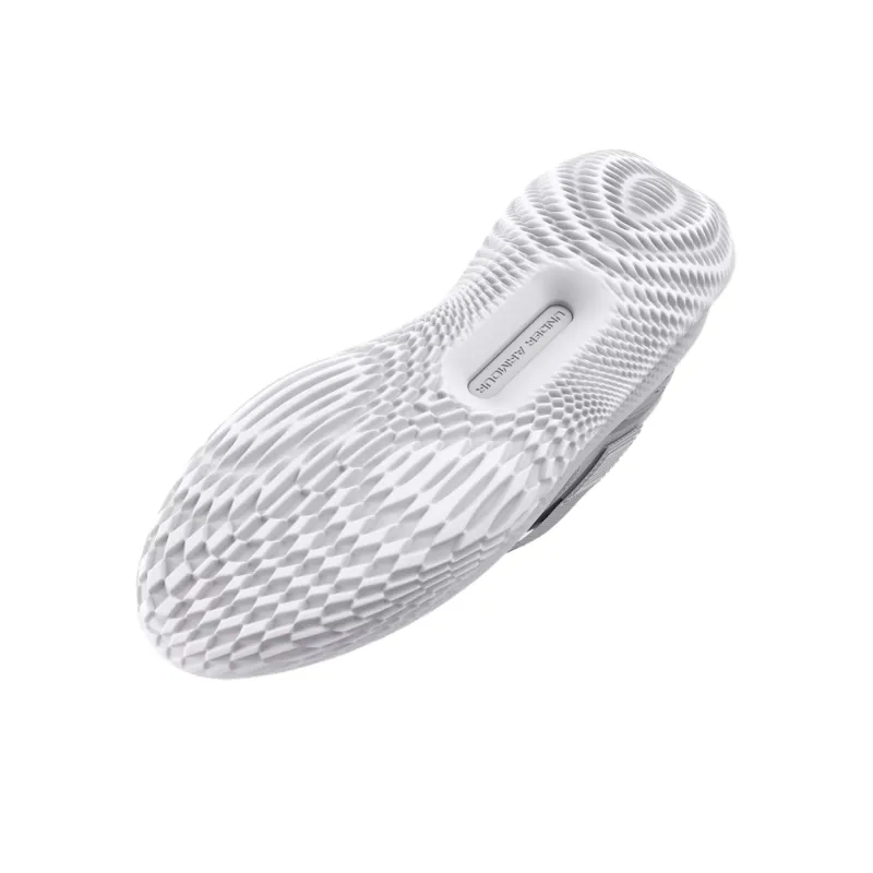 Under Armour Anti Slip Wear Resistant Low Top Basketball Shoes Unisex Gray-4