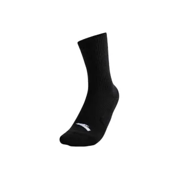 Anta Irving Series Knee High Socks Men's 1 Pack Basic Black