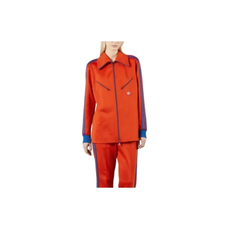 GUCCI X Adidas Zip Sweatshirt Orange/Blue-1