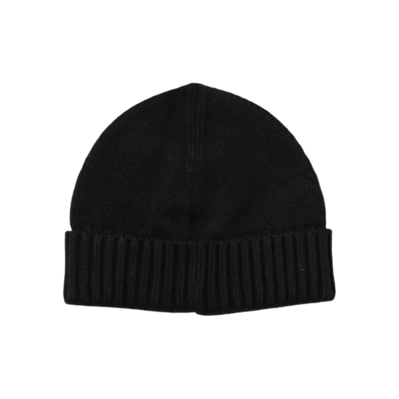 STONE ISLAND Logo Patch Ribbed Beanie-1