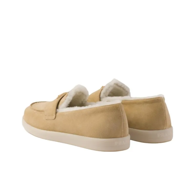 PRADA Loafers Women's Beige-5