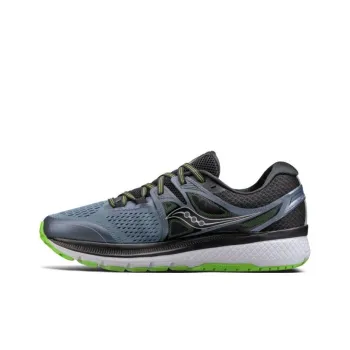 Saucony Triumph ISO 3 Cushioning, Wear Resistant Low Top Running Shoes Men's Gray Blue
