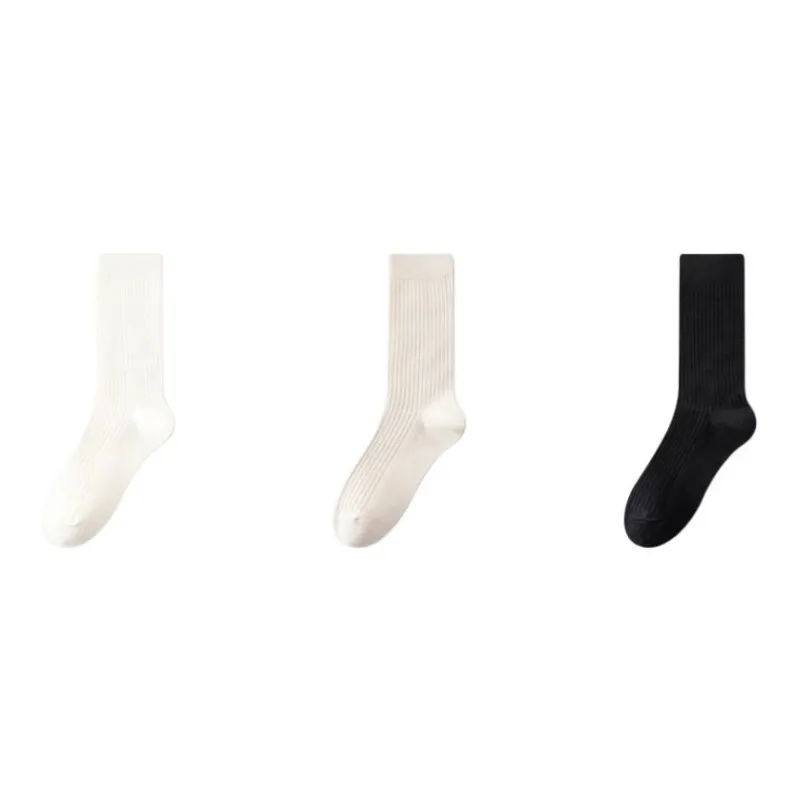 MIIOW Mid Calf Socks Women's Combo Set-0