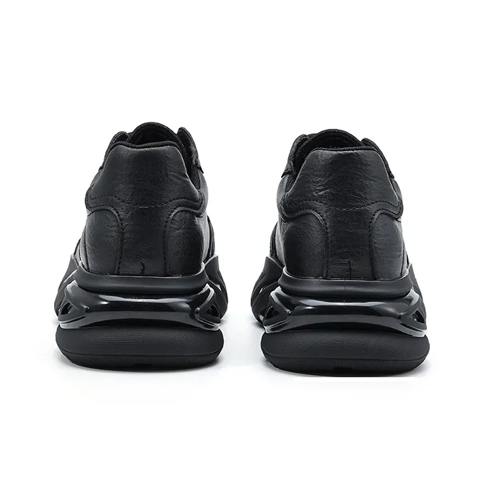 JOSINY Height Increasing Black Warrior Platform Sneakers Men's-3