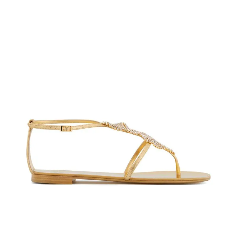 Giuseppe Zanotti/GZ Josie Strap Sandals Women's Gold-1