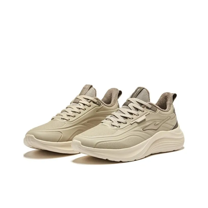 Erke Mingbird 2 Warm And Wear Resistant Low Top Running Shoes Men's Light Linen Brown Stone-2