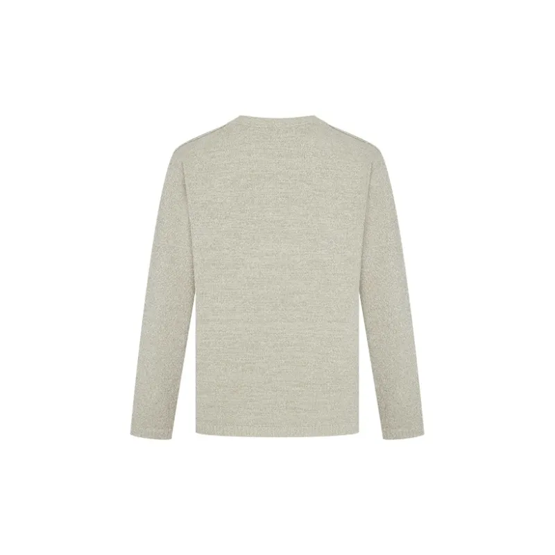 URBAN REVIVO Knitwear Men's Khaki Gray-1