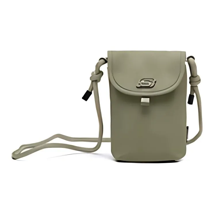 Skechers Fabric Shoulder Bag, Crossbody Bag Regular Unisex Dark Moss Green-1