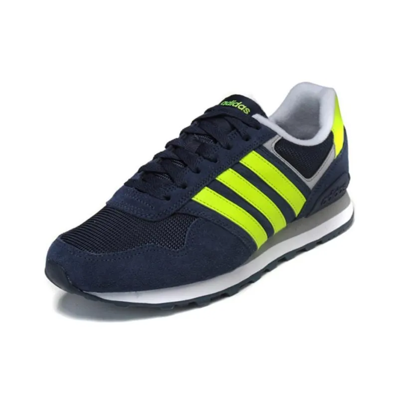 Adidas Neo 10K Anti-Slip Wear-Resistant Low-Top Casual Running Shoes Men's Blue-1