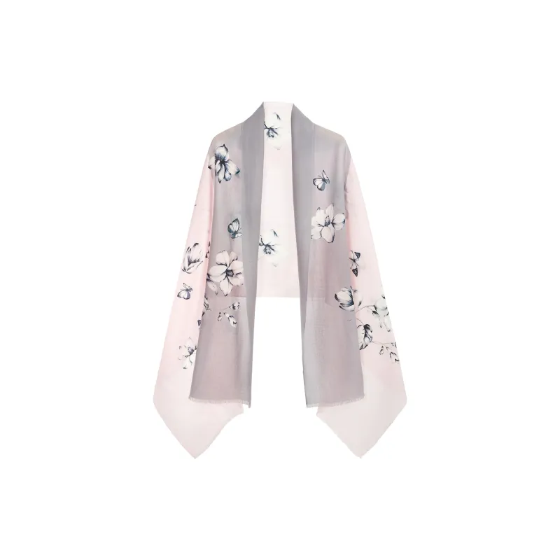 Shanghai Story Sheep Wool Knit Scarves Women's 6 Colors, Gift Box Set-2