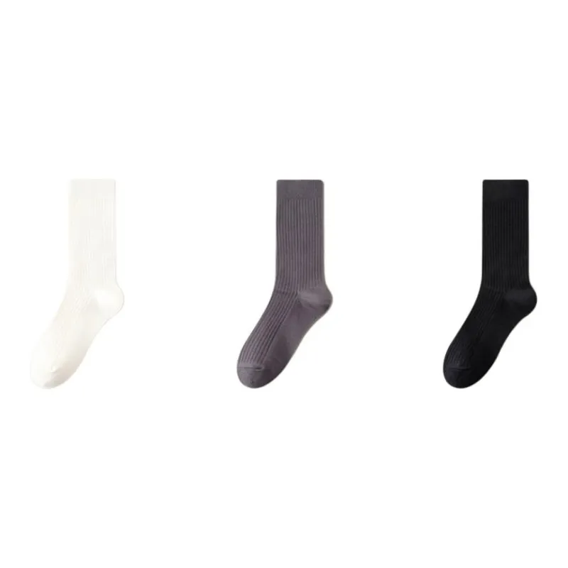 MIIOW Mid Calf Socks Women's Combo Set-4