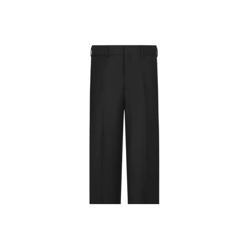 DIOR Pleat Detailed Straight Leg Trousers-5