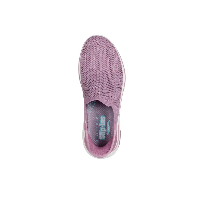 Skechers Slip Ins Breathable And Resilient Low Top Casual Shoes Women's Purple-3