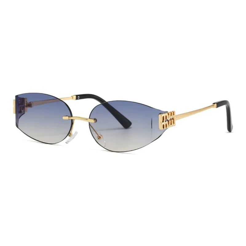LILY&LOTTY Metal Irregular Shape Sunglasses Unisex-0