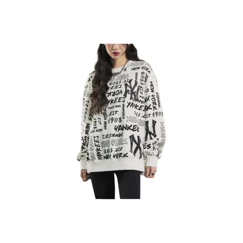 MLB New York Yankees Sweatshirts Unisex White-2