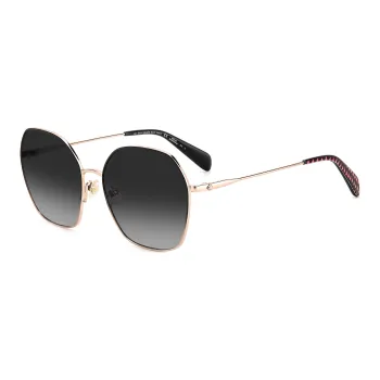 Kate Spade Metal Irregular Shape Sunglasses Women's Gold