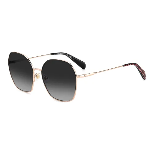 Kate Spade Metal Irregular Shape Sunglasses Women's Gold