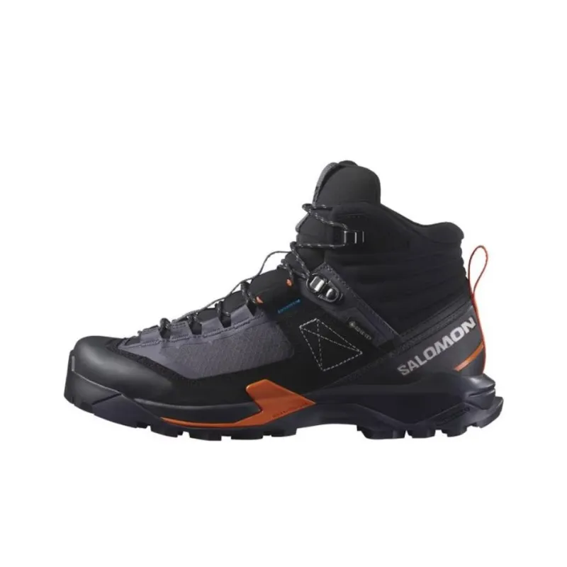 SALOMON Gore Te Anti Slip Wear Resistant High Top Hiking Shoes Women's Black-0