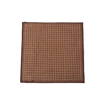 LARDINI Wool Silk Scarves Men's Light Coffee